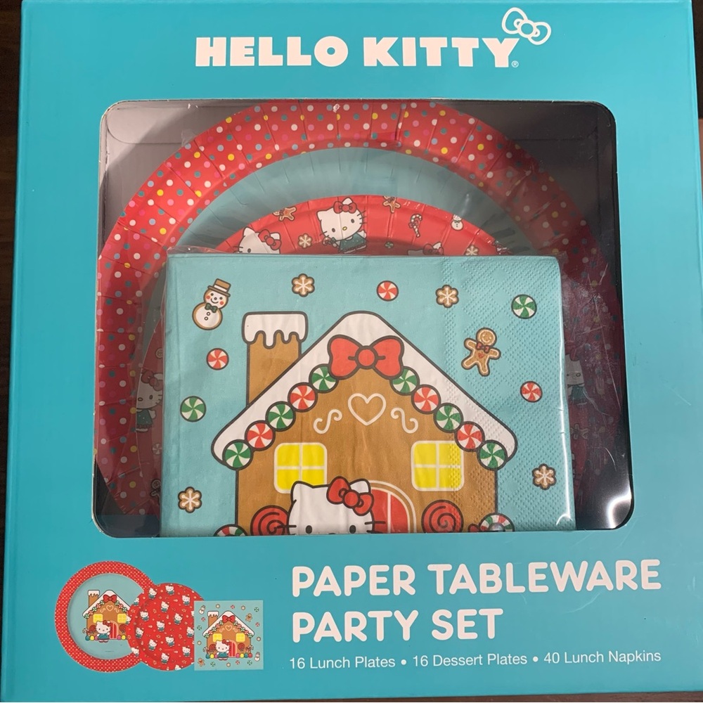 Hello Kitty Disposable Tableware Party Set - Picture 4 of 6